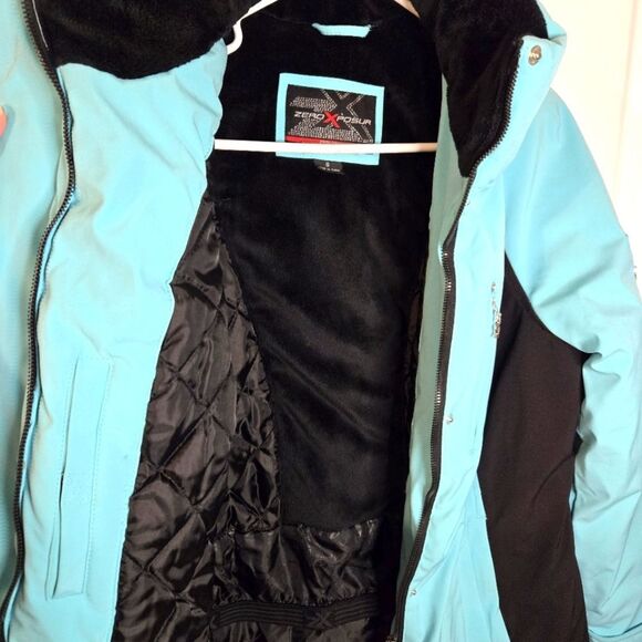 ZeroXposur Winter Coat Women's Size Small Blue And Black - Picture 2 of 4
